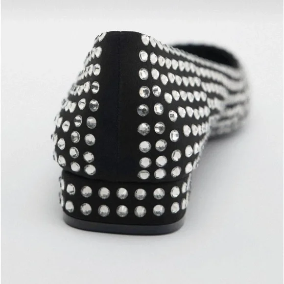 ZARA Crystal Ballet Flats NWT - Picture 12 of 12